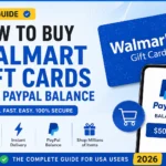 buy walmart gift card with paypal balance